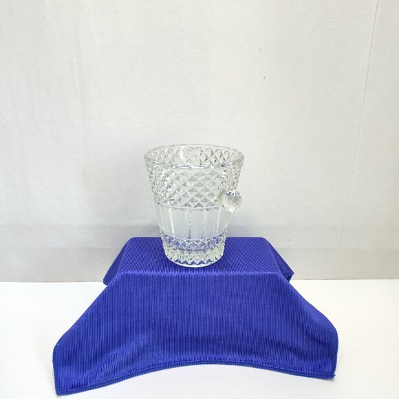 Canard-Duchêne Style Crystal Champagne Bucket Valencay Pattern Diamond Point - Picture 3 of 7